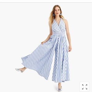 J.Crew Wide Leg Halter Jumpsuit Size 4